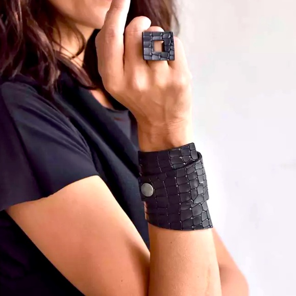 ✨Bracelet & Ring Geometric Set✨ Adjustable✨ - Picture 6 of 6